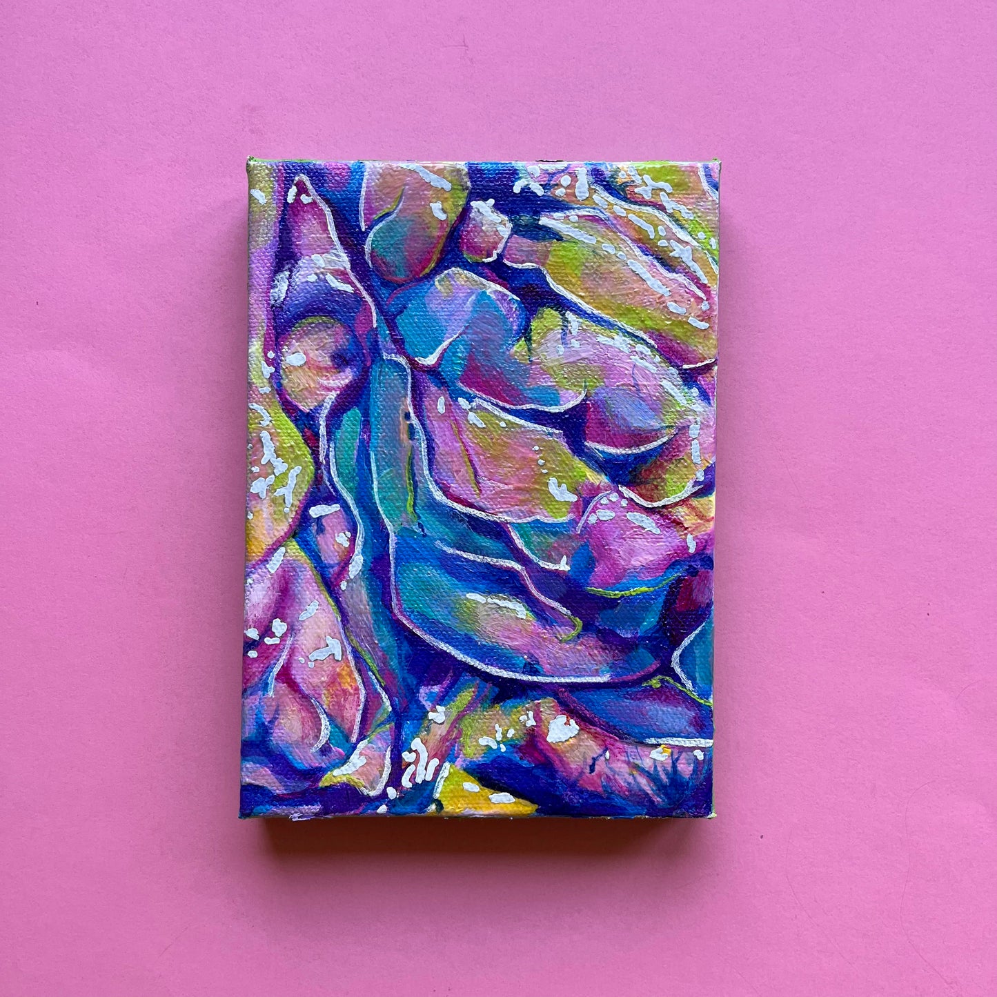 colorful pig's brain